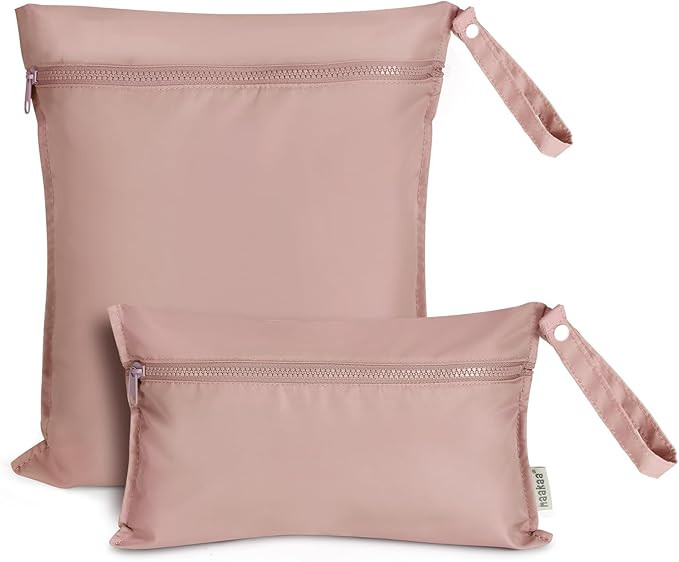 haakaa Waterproof Wet Bags for Baby, Wet Dry Bags for Diaper Bag, Travel, Swimsuit, Beach, Pool, ... | Amazon (US)