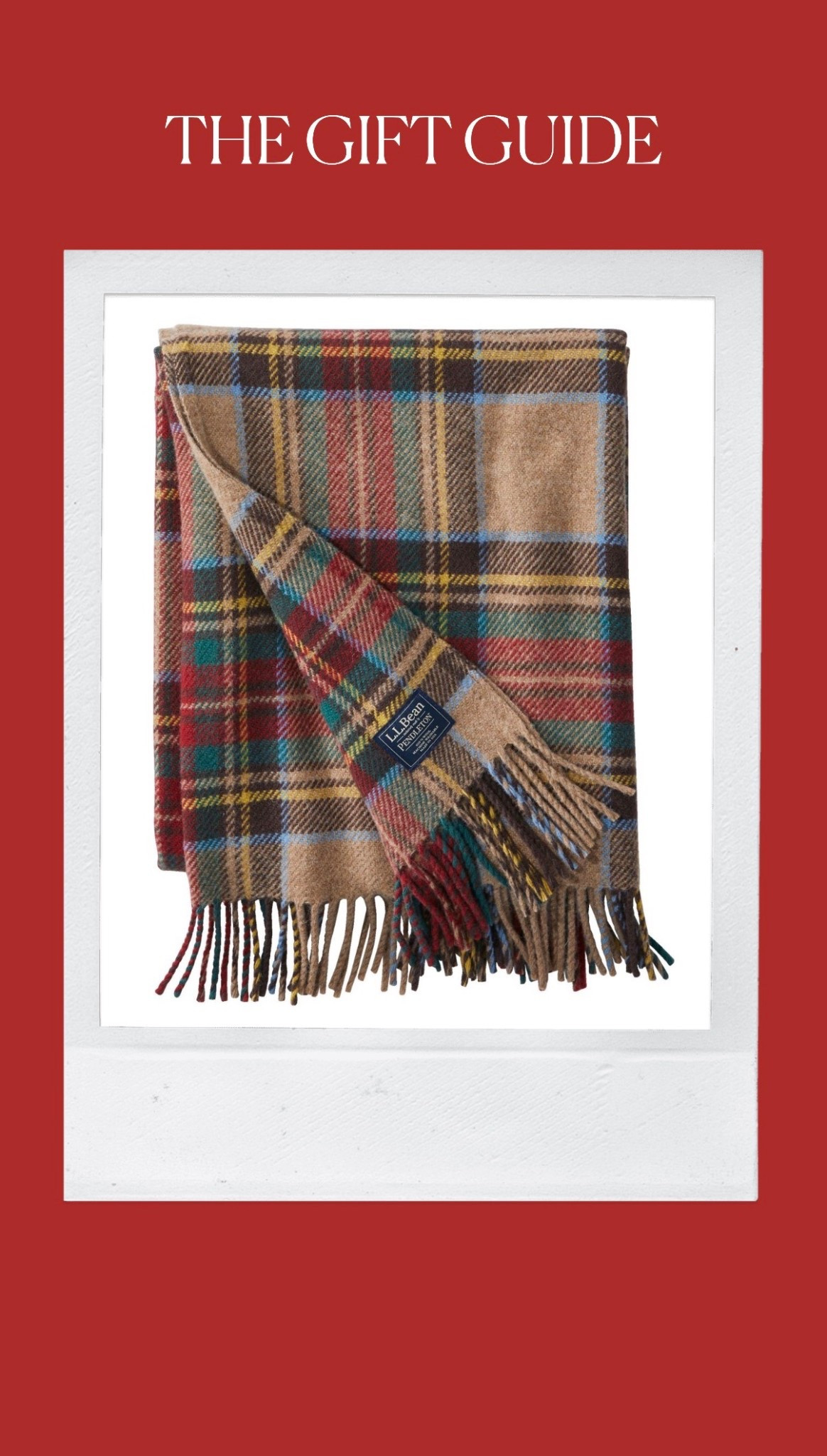 Tartan LL bean monogrammed wool blanket - gifts for grandparents 

#LTKHoliday #LTKGiftGuide #LTKCyberWeek