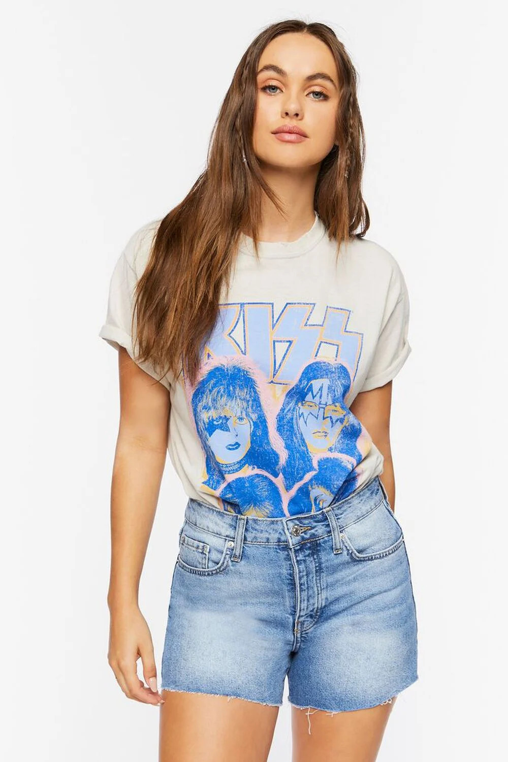 High-Rise Denim Shorts | Forever 21 (US)