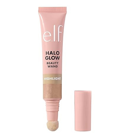 e.l.f. Halo Glow Highlight Beauty Wand, Liquid Highlighter Wand For Luminous, Glowing Skin, Build... | Amazon (US)
