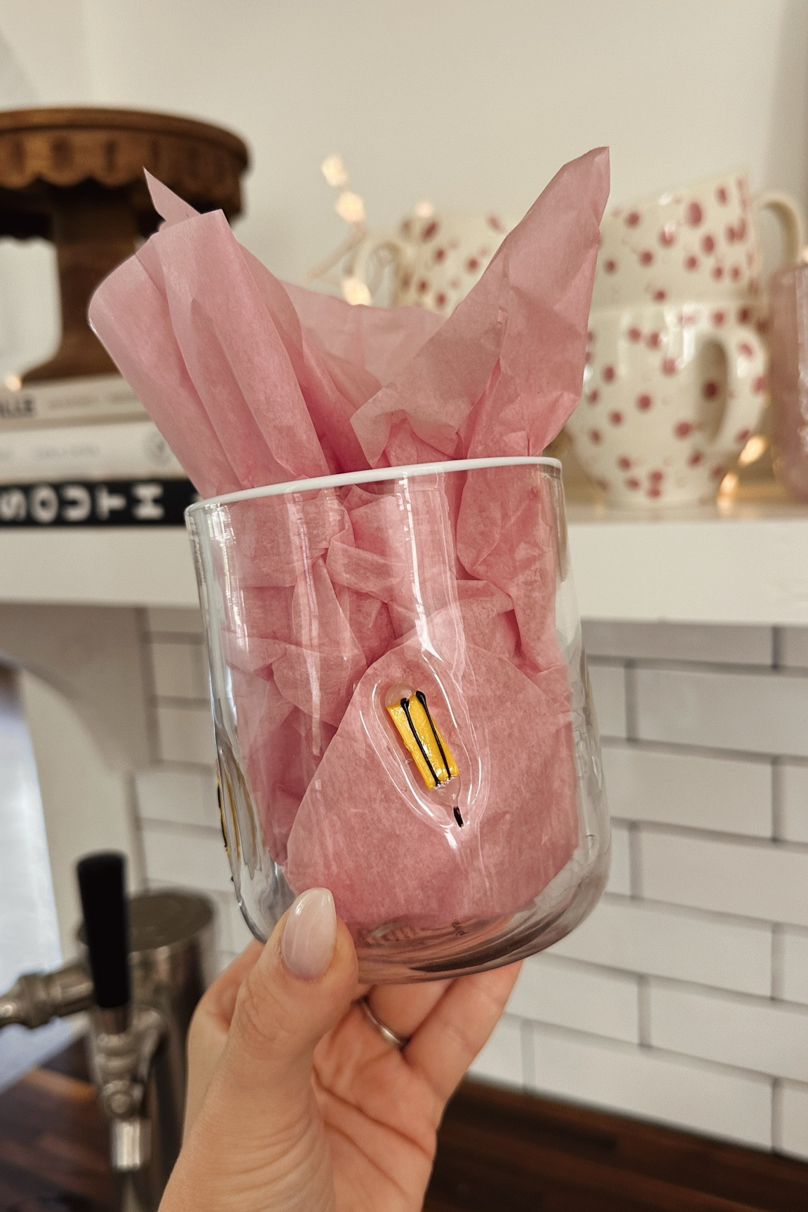 Teacher gift idea! Pencil icon cup with pink tissue paper & a thank you note!

#LTKKids #LTKmomlife