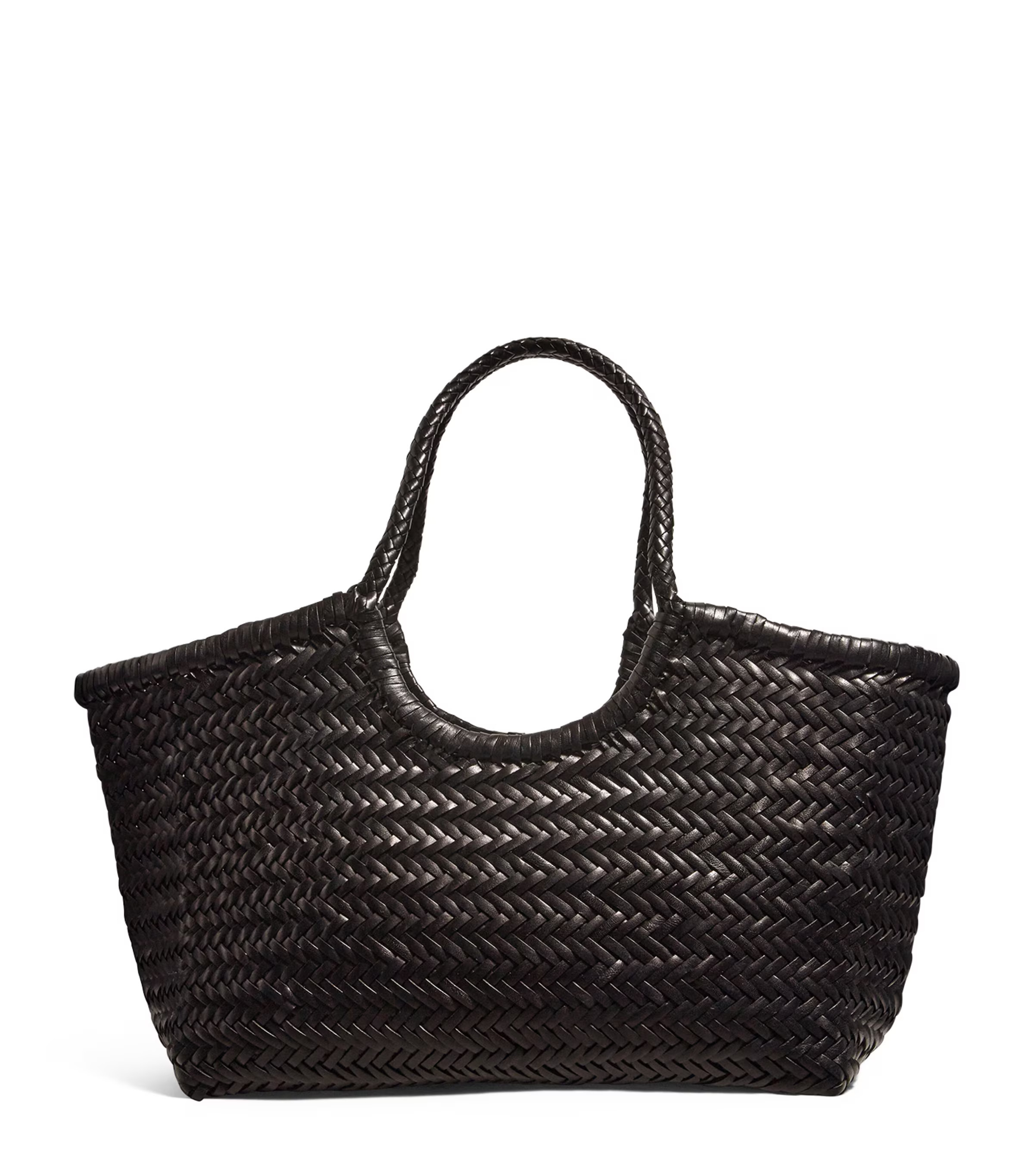 Dragon Diffusion Large Leather Woven Nantucket Tote Bag | Harrods