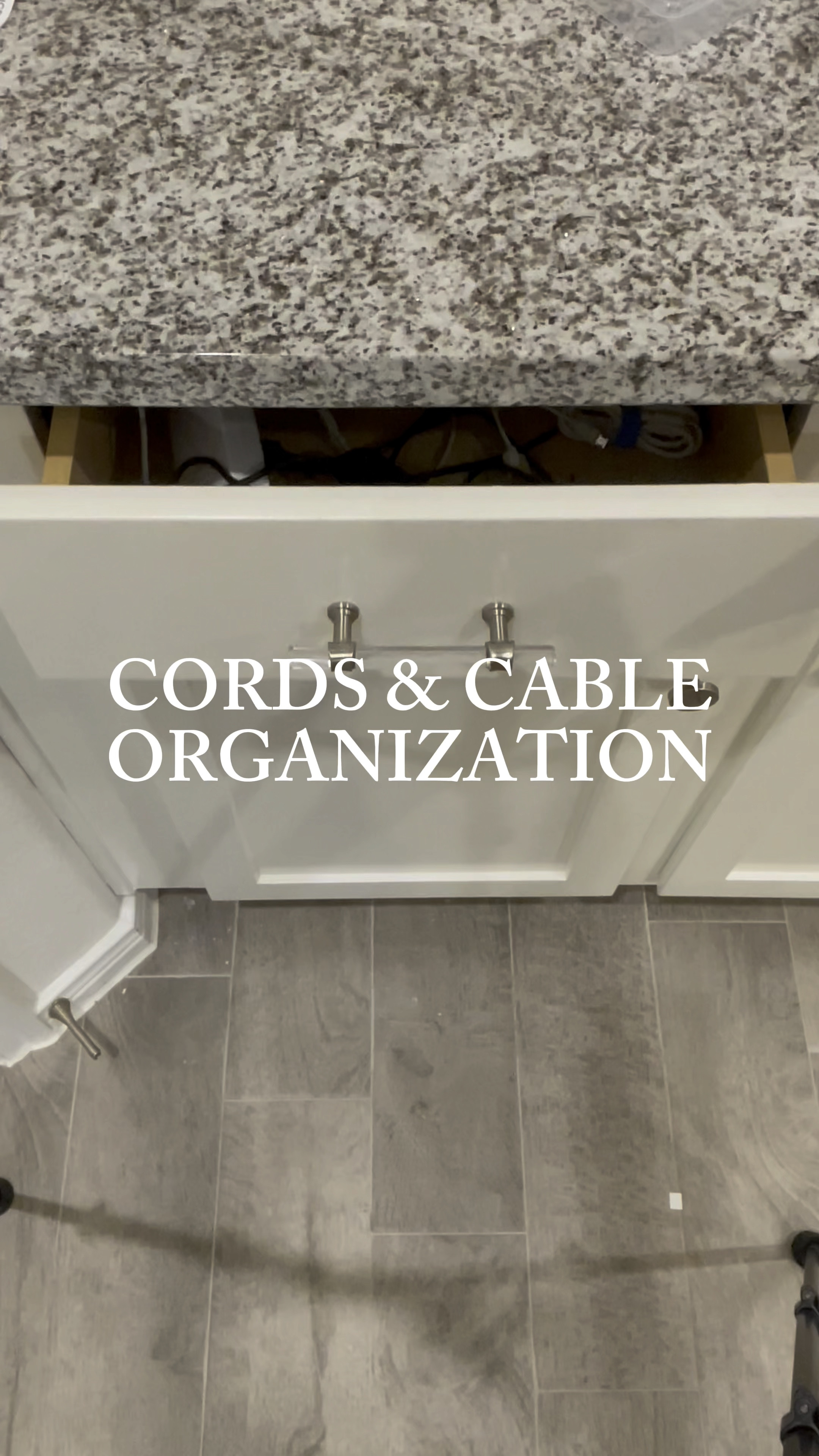 Cord & Cable Drawer Organization! 

#LTKhome