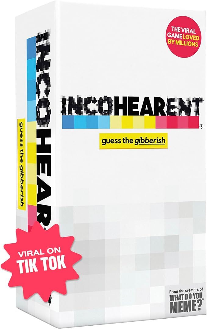WHAT DO YOU MEME? Incohearent - The Party Game Where You Compete to Guess The Gibberish - Gifts f... | Amazon (US)