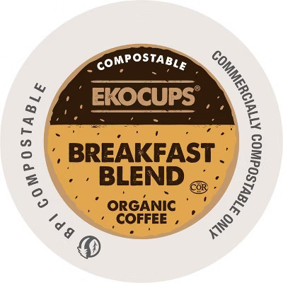 EkoCups Organic Breakfast Blend Compostable Coffee Pods | Target