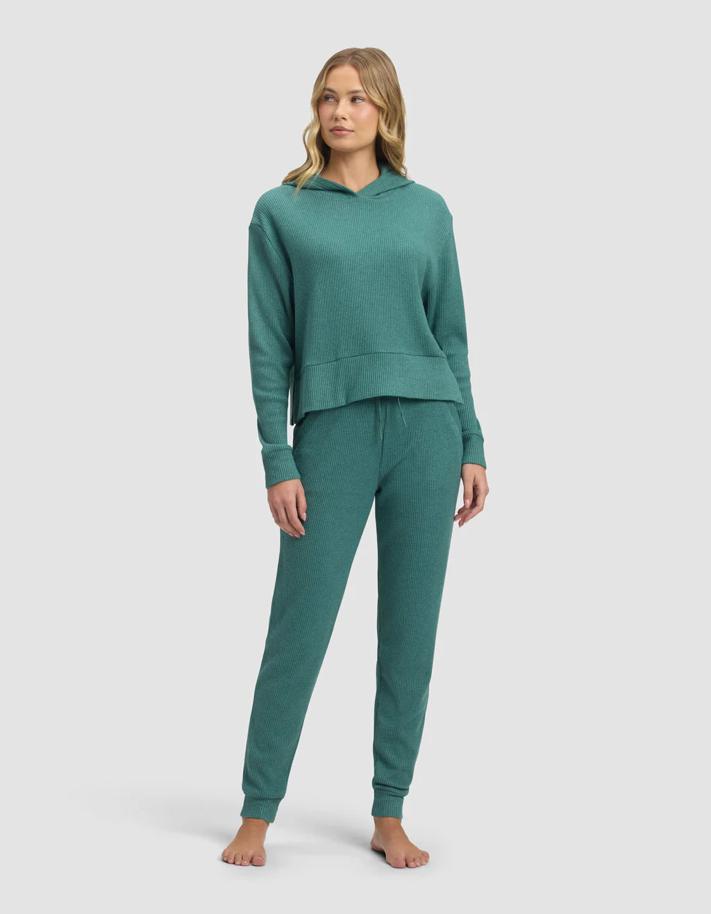 Women's Blake Waffle Hoodie & Jogger Set | Cozy Earth