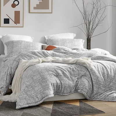Rheum Coma Inducer Gray Oversized Comforter Set | Wayfair North America