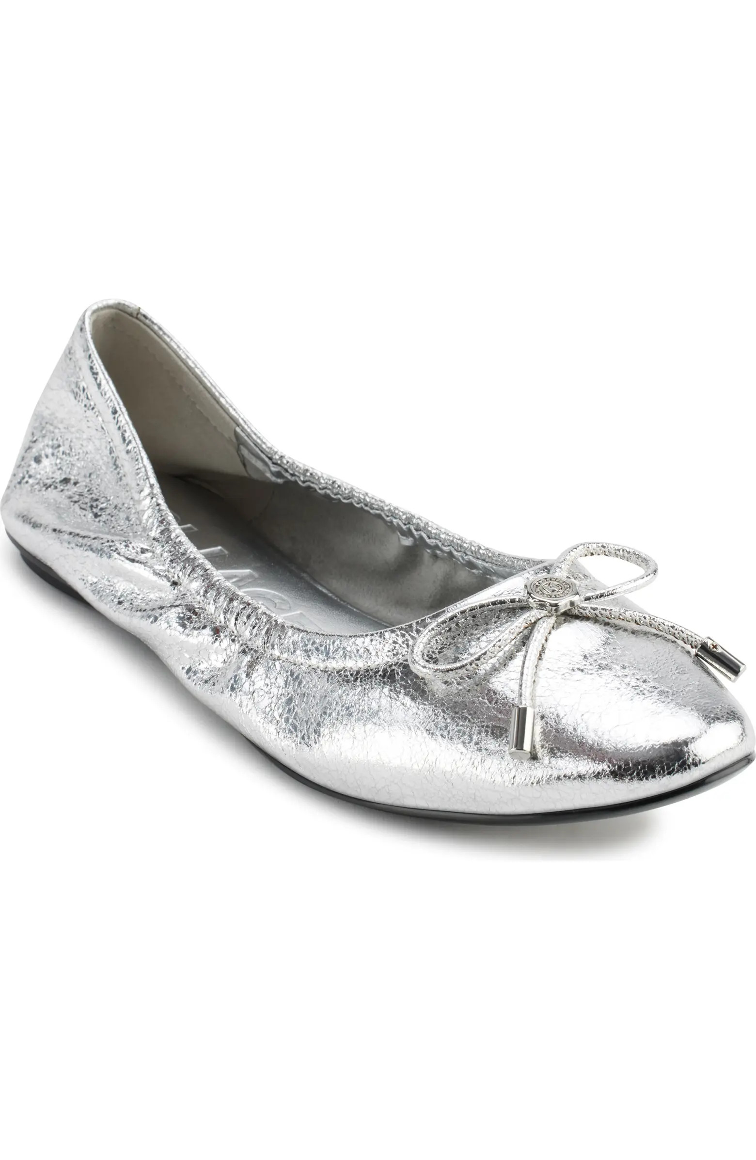 Velma Metallic Ballet Flat (Women) | Nordstrom