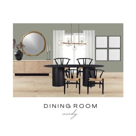 Moody modern dining room

#LTKhome #LTKfamily #LTKSeasonal
