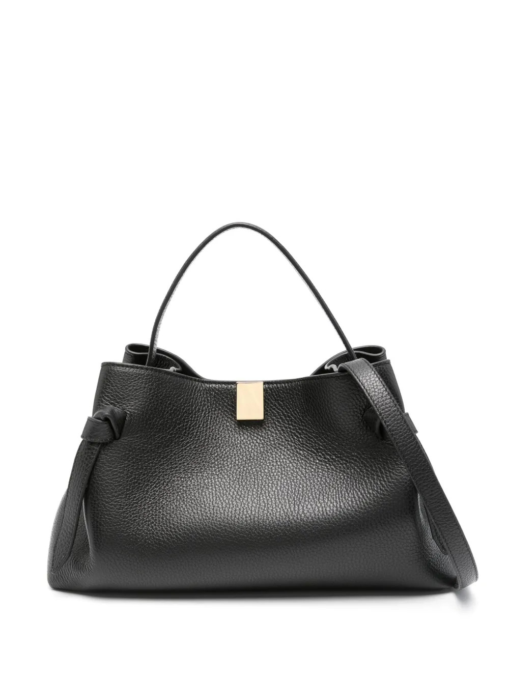 Yuzefi Gyoza Leather Tote Bag | Black | FARFETCH NZ | Farfetch Global