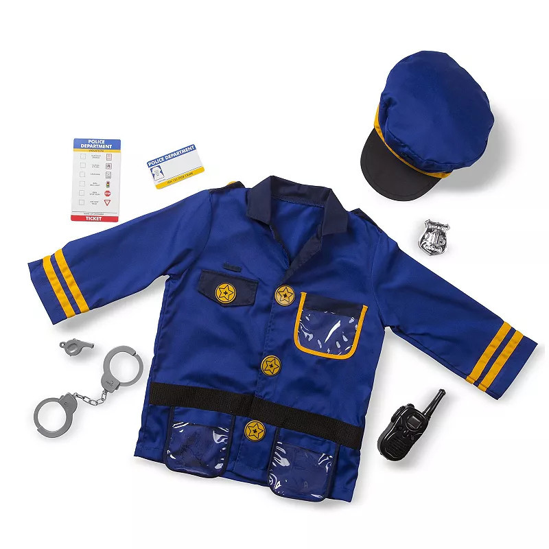 Melissa & Doug Police Officer Costume - Kids, Multicolor | Kohl's