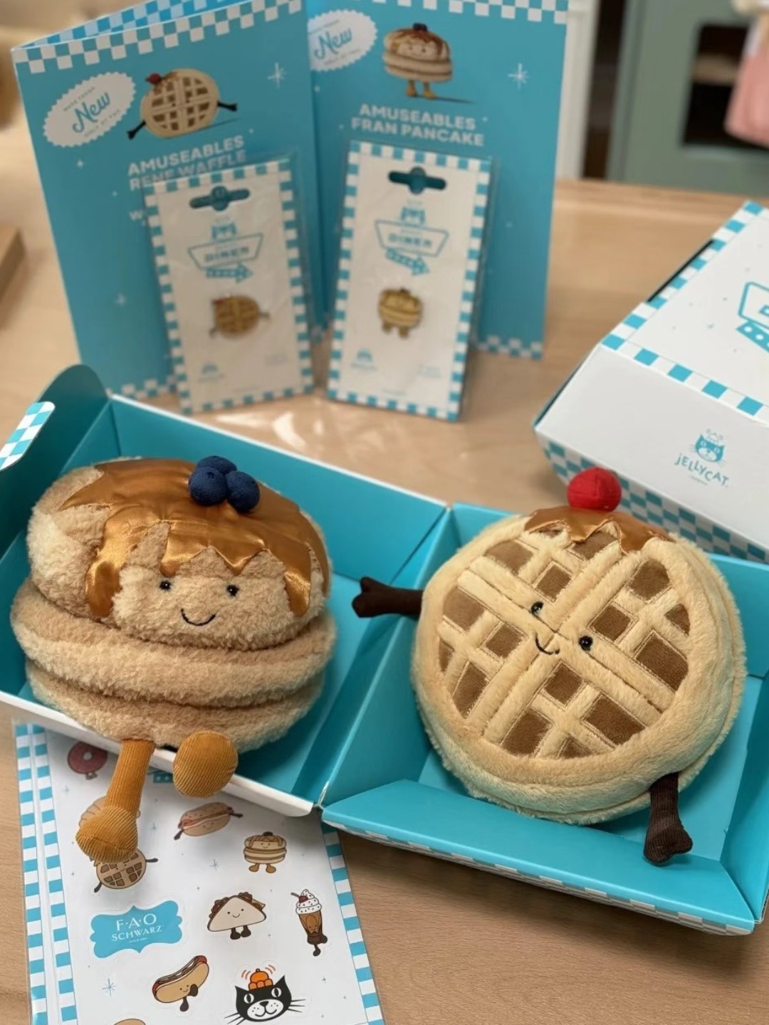 Breakfast but make it adorable 🥞🧇

These Jellycat Amuseables Pancake & Waffle are easily some of the cutest plushies I’ve ever seen. The little smiling faces, syrup details, and tiny toppings make them look like the happiest breakfast duo.

They’re incredibly soft and perfect for:
• nursery decor
• cozy shelf styling
• Jellycat collectors
• the cutest gift idea

Honestly they look like a tiny diner breakfast party and I’m obsessed.

Linked them here 🤍

#LTKhome #LTKgiftguide #Jellycat #CuteFinds #Amuseables #CozyAesthetic
