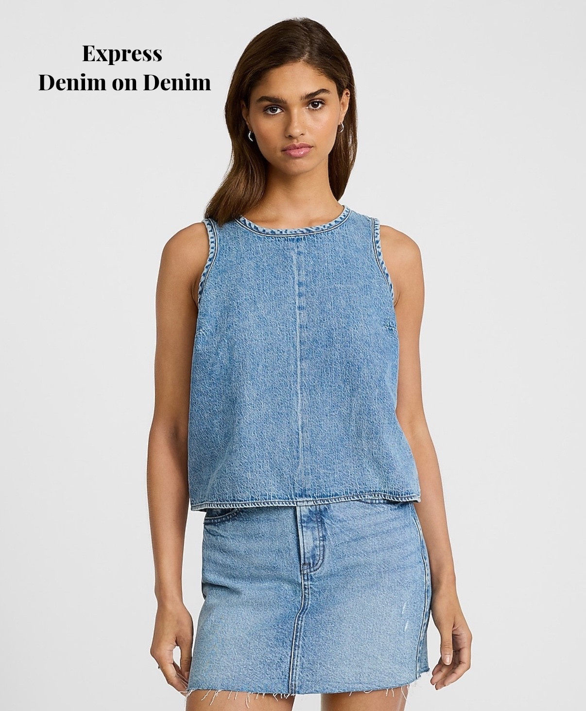I think denim on denim is one of those love/hate things. Whether you’ve worn it before, never worn it, hate it or love it - it can be done the right way.  More recently in fashion, we’ve seen matching denim like this look Express has - but I’ve also seen dark & light wash mixed & I have honestly loved seeing it. Denim is a staple so use it however you like but denim on denim can be done right! 

Do you like the denim on denim look? 

#LTKWorkwear #LTKStyleTip #LTKOver40