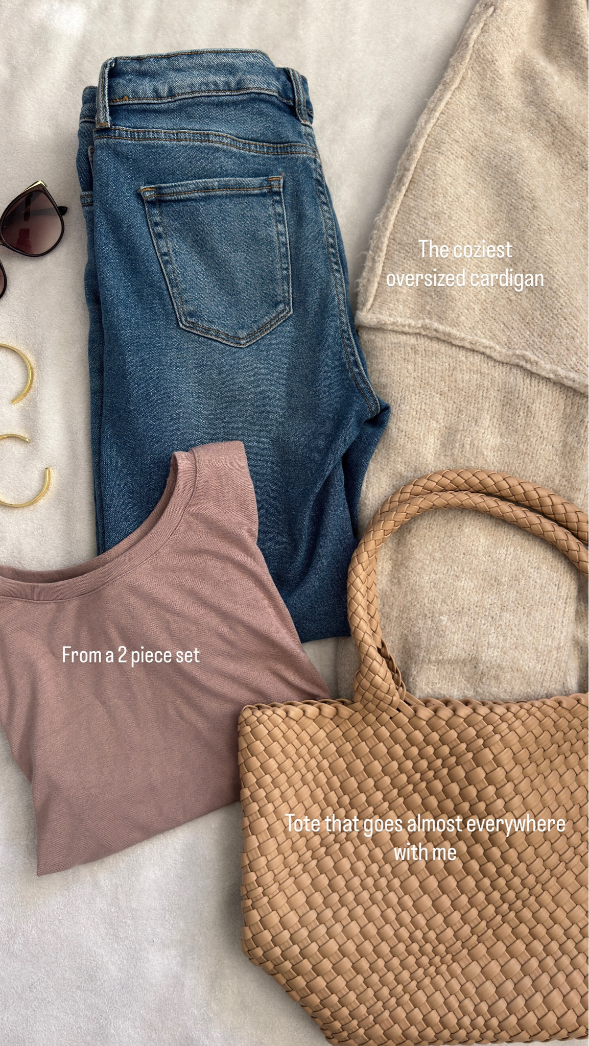Simple layerd spring outfit — oversized cardigan, pink tee (this one is from a 2 piece set) tote bag, and jeans 






outfit inspo, outfit ideas, casual outfits amazon, amazon outfits every day, early spring outfits 

#LTKootd #LTKPetite #LTKgrwm