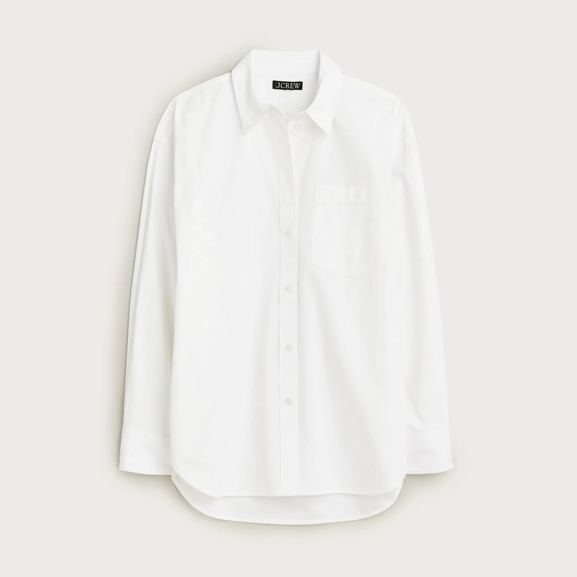 Petite Étienne oversized shirt in lightweight oxford | J. Crew US