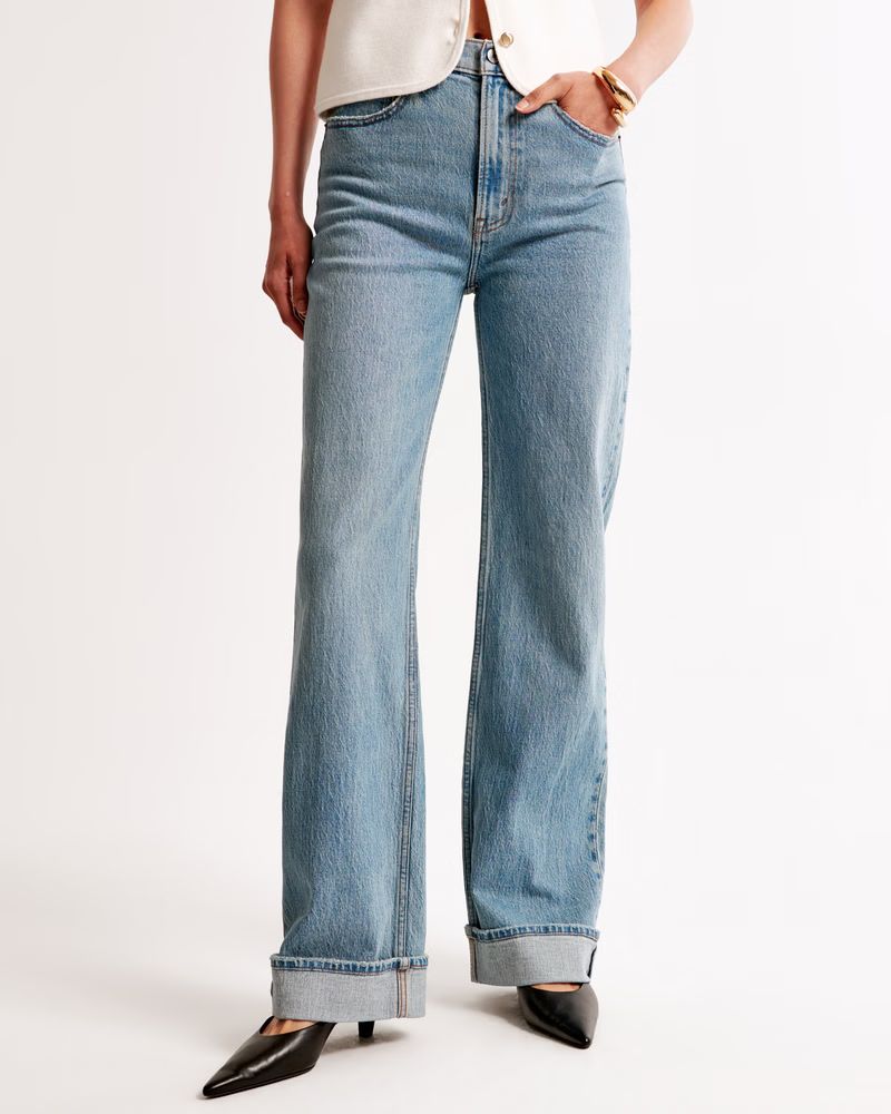 Women's High Rise 90s Relaxed Jean | Women's Bottoms | Abercrombie.com | Abercrombie & Fitch (US)