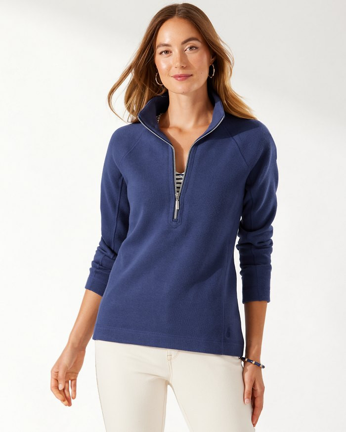 The New Aruba Half-Zip Sweatshirt | Tommy Bahama