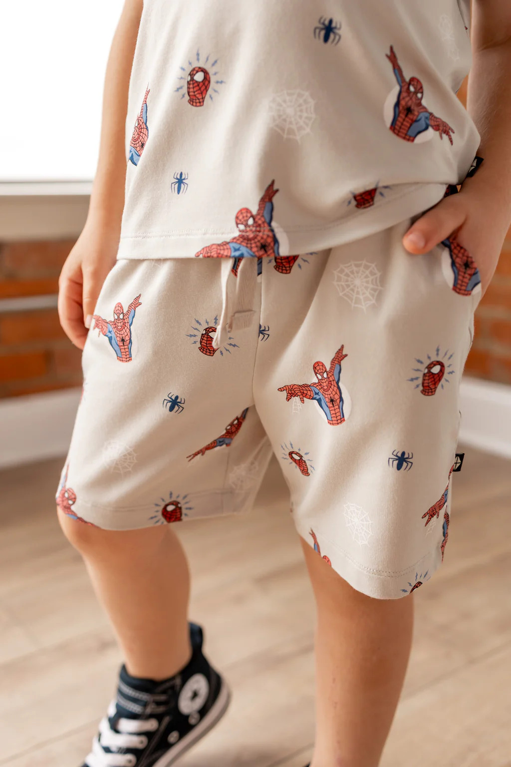 Drawstring Short in Spider-Man | Kyte Baby