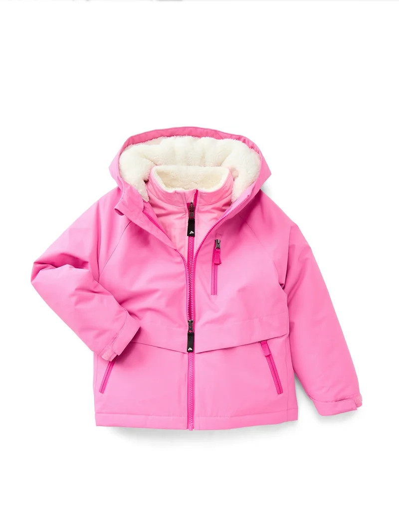Ozark Trail Girls Systems 4-in-1 Jacket, Sizes 4-18 | Walmart (US)