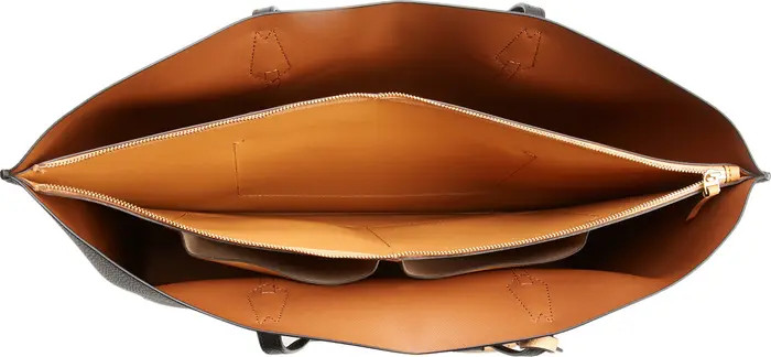 Perry Triple Compartment Leather Tote | Nordstrom