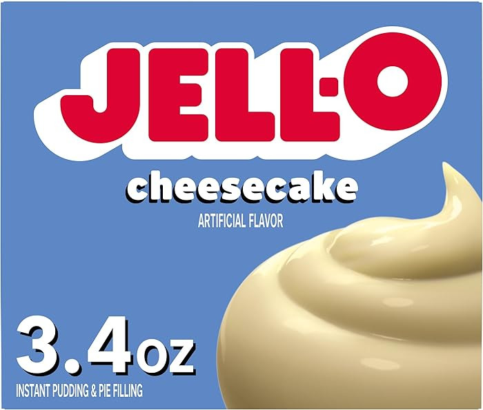 Jell-O Cheesecake Instant Pudding & Pie Filling Mix, 3.4 oz Box | Amazon (US)