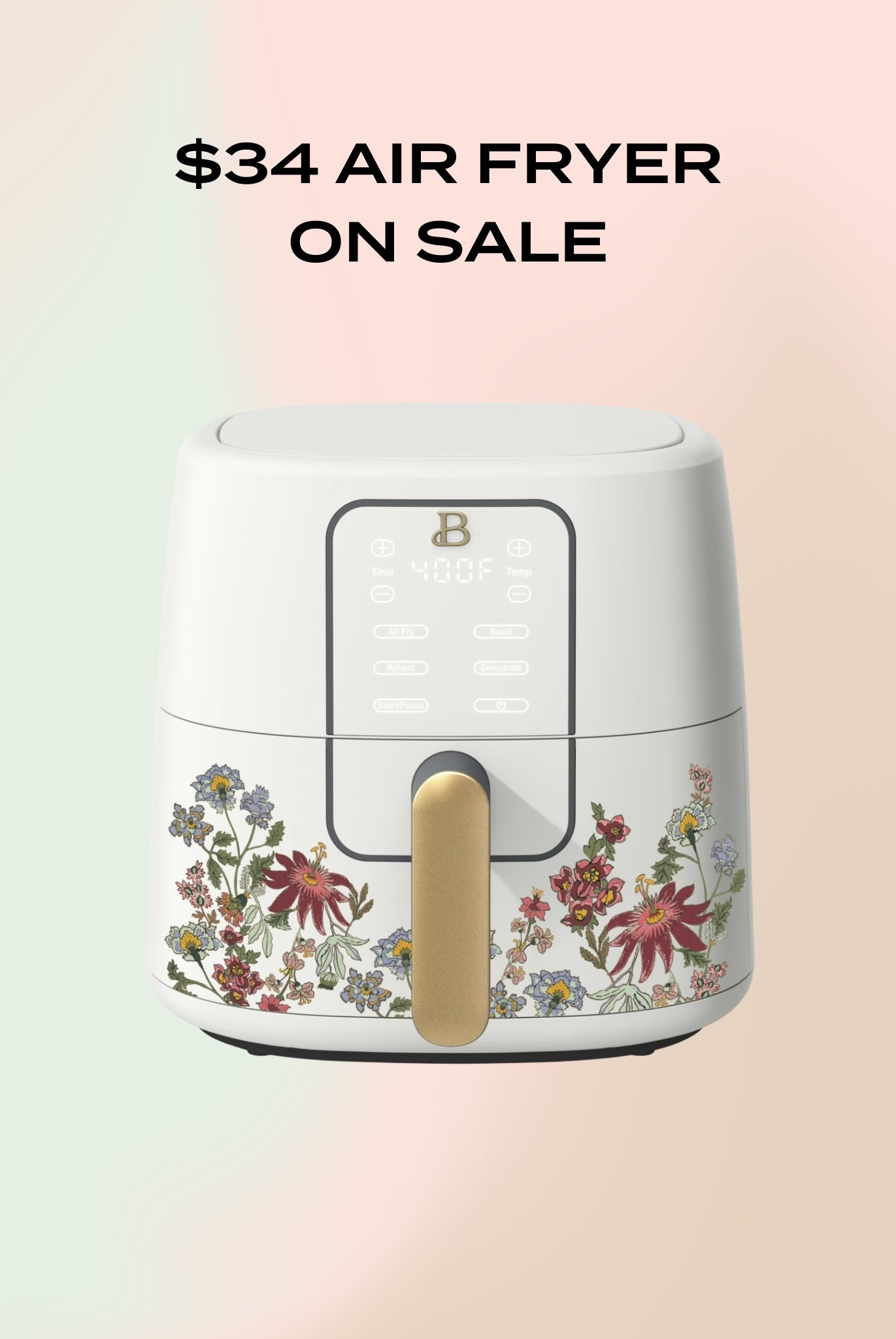 Air fryer on sale just $34!!

#LTKmomlife #LTKHome #LTKSaleAlert