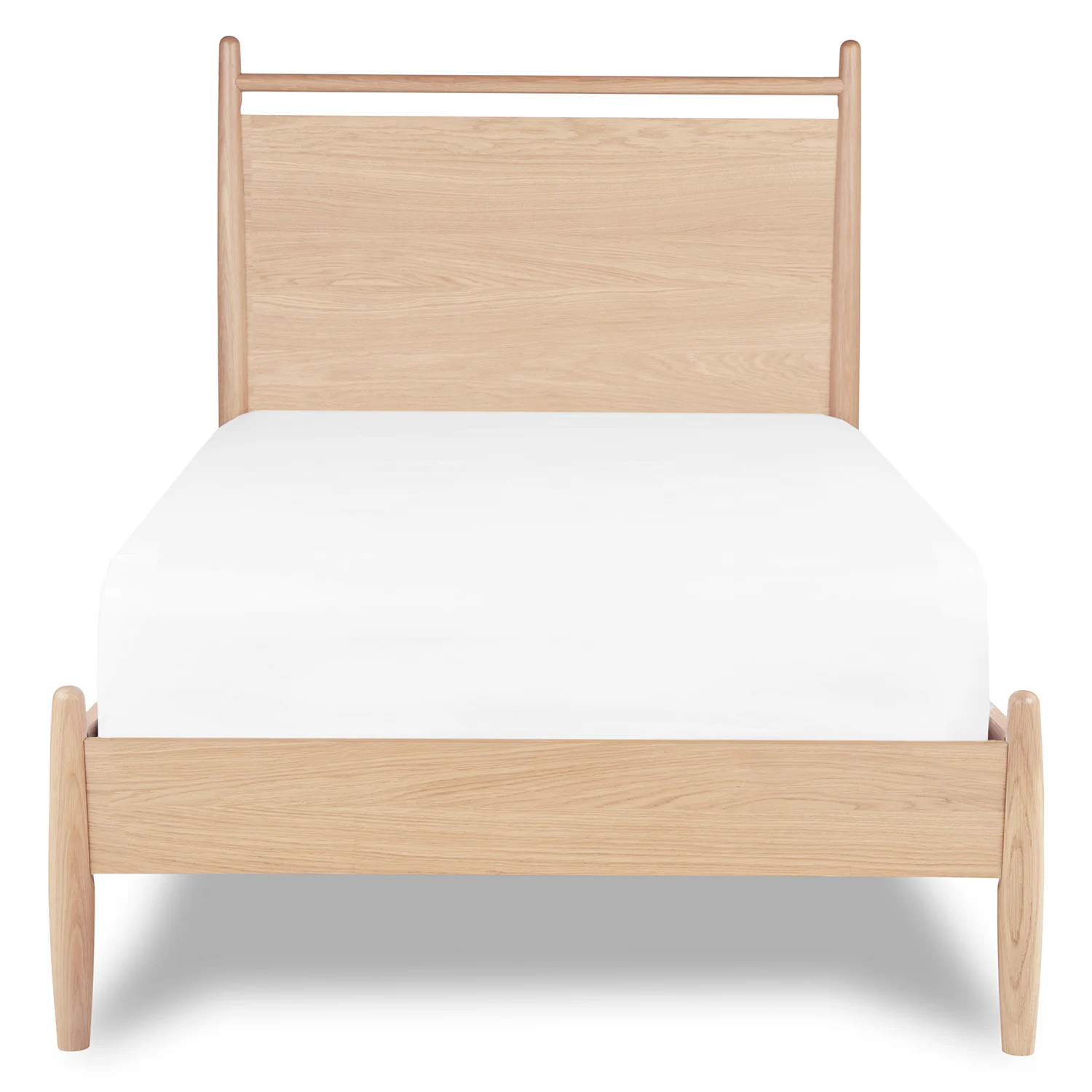 Lenia Twin Panel Bed - White Oak | Article