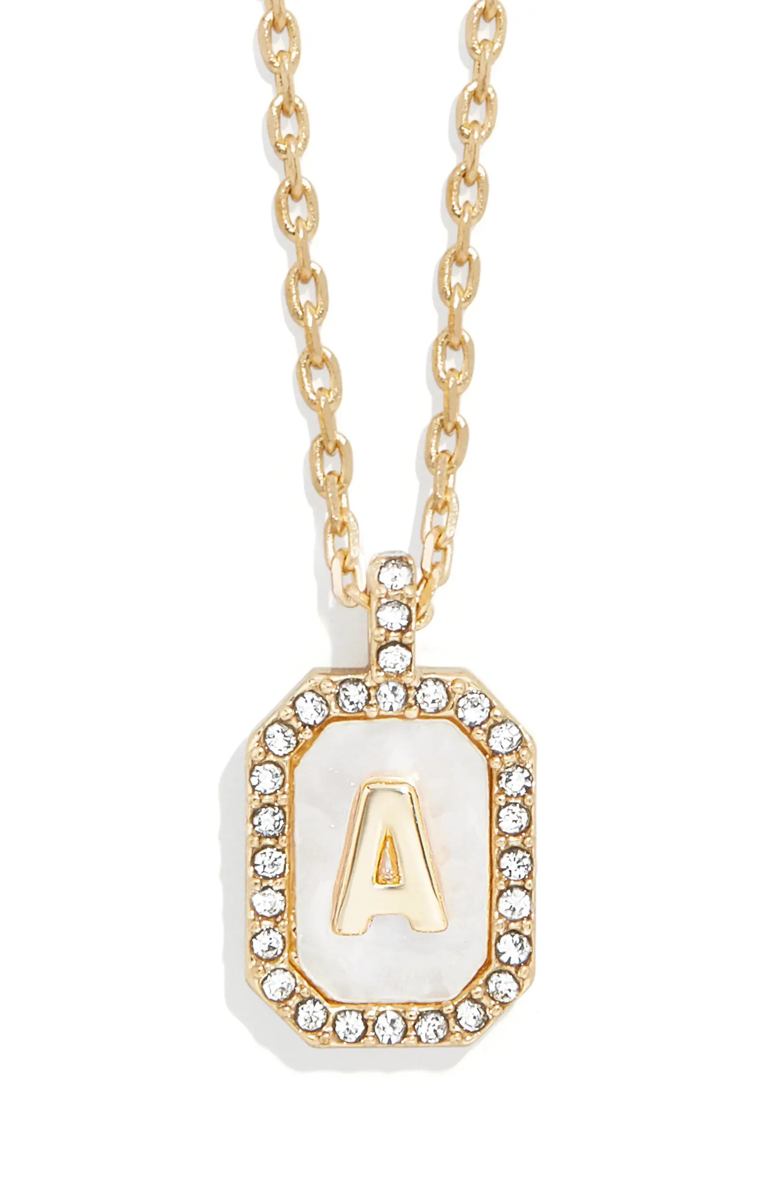 BaubleBar Initial Pendant Necklace | Nordstrom | Nordstrom