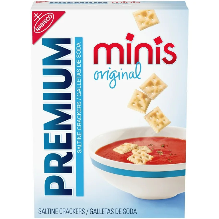 Premium Original Mini Saltine Crackers, 11 oz | Walmart (US)