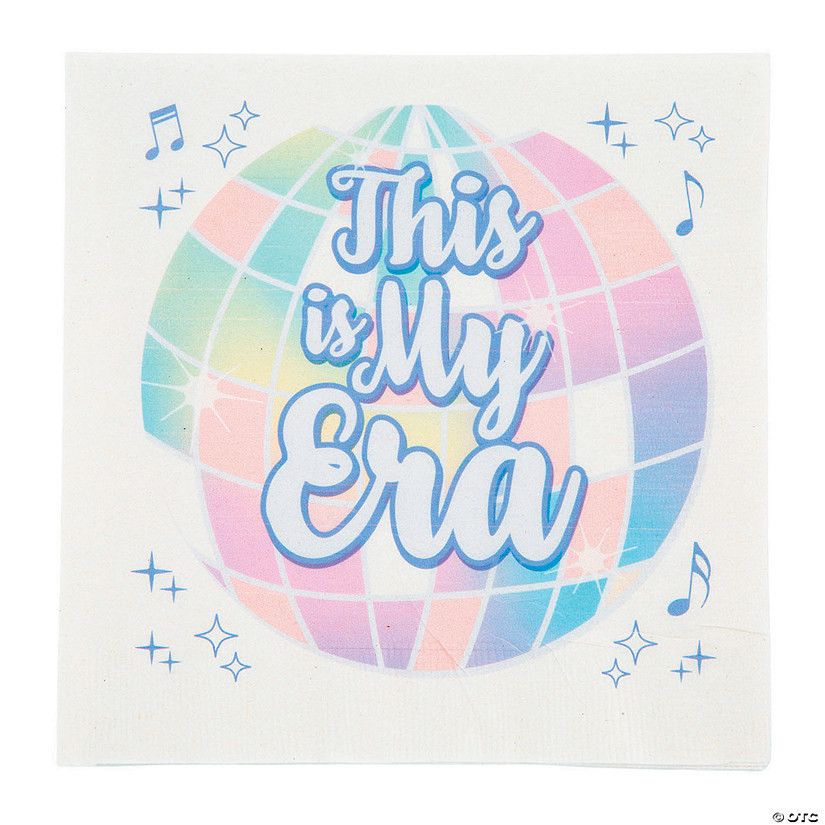 6 1/2" Bulk 50 Ct. My Birthday Era Party Disposable Paper Luncheon Napkins | Oriental Trading Company