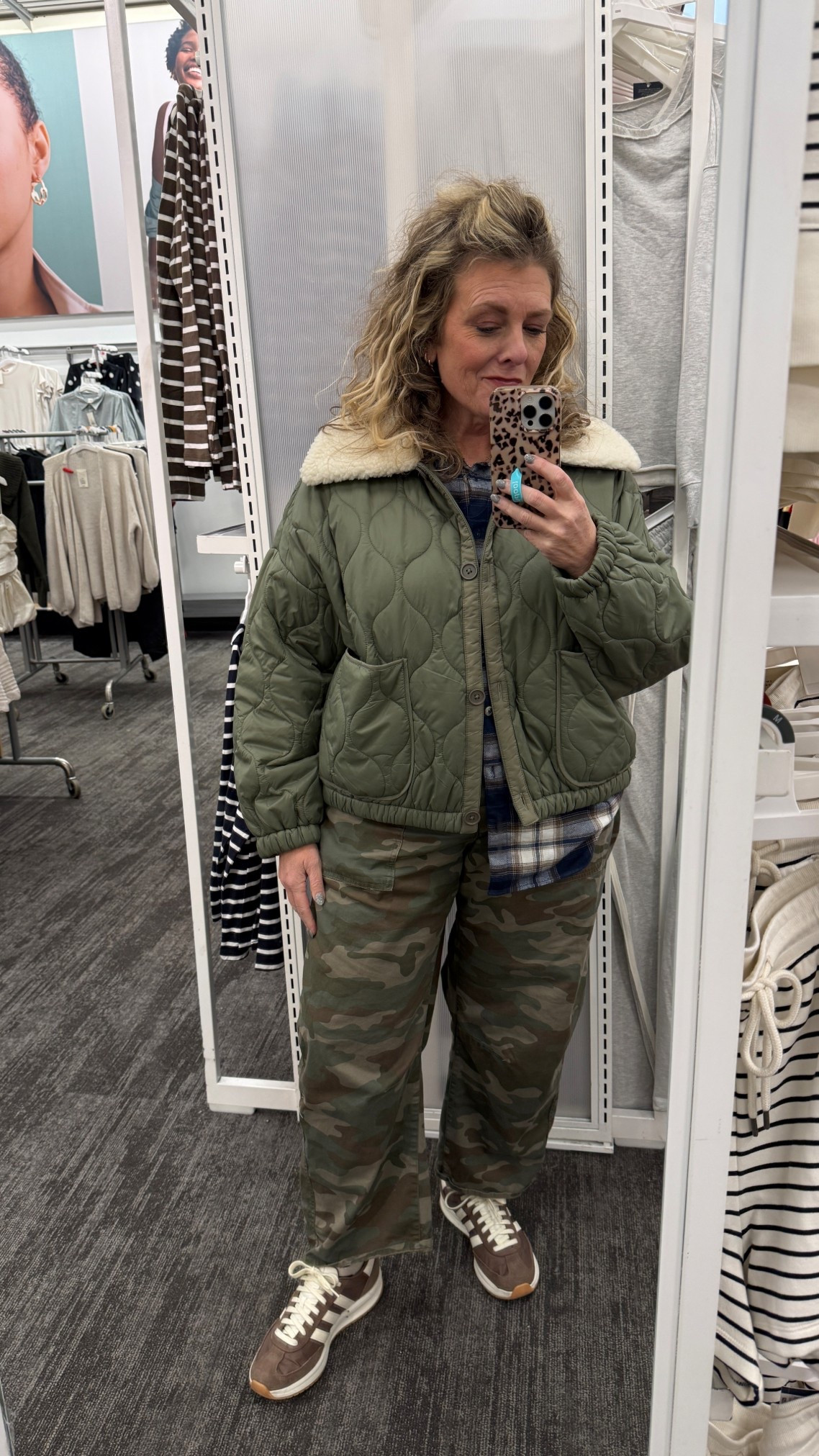 Quilted cutie. Wearing xxl 

#LTKmomlife #LTKootd #LTKOver40