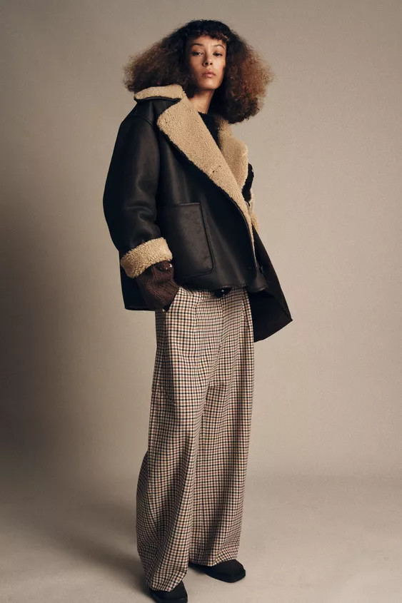 ZW COLLECTION DOUBLE-FACED JACKET | Zara UK