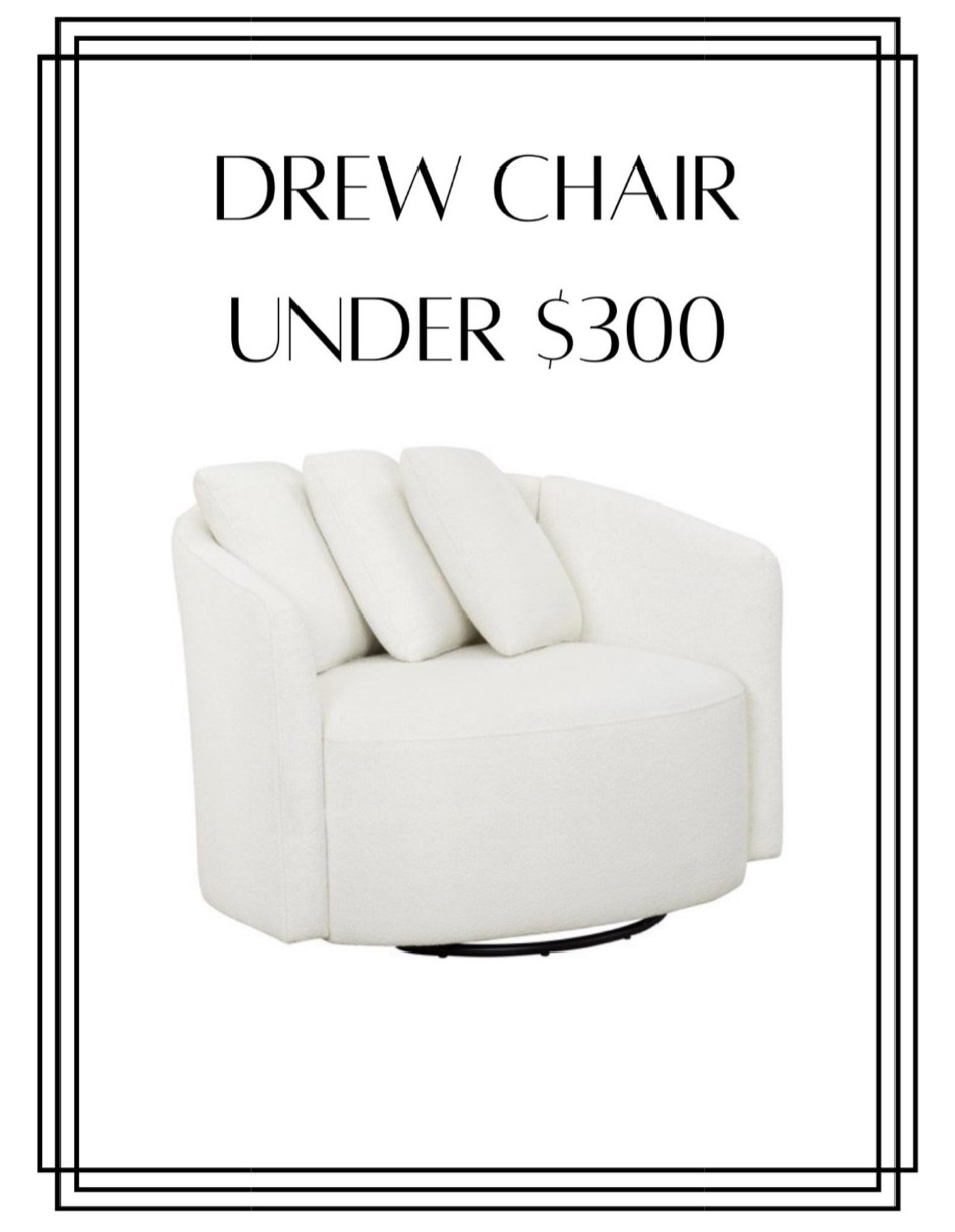 BACK IN STOCK! 
Drew Barrymore Beautiful by Drew chair! Always sells out quickly!

Accent chair | swivel chair | nursery chair | aesthetic chair  

#LTKhome #LTKFind