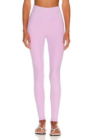 Girlfriend Collective High-Rise Compressive Legging in Lilac | FWRD | FWRD 