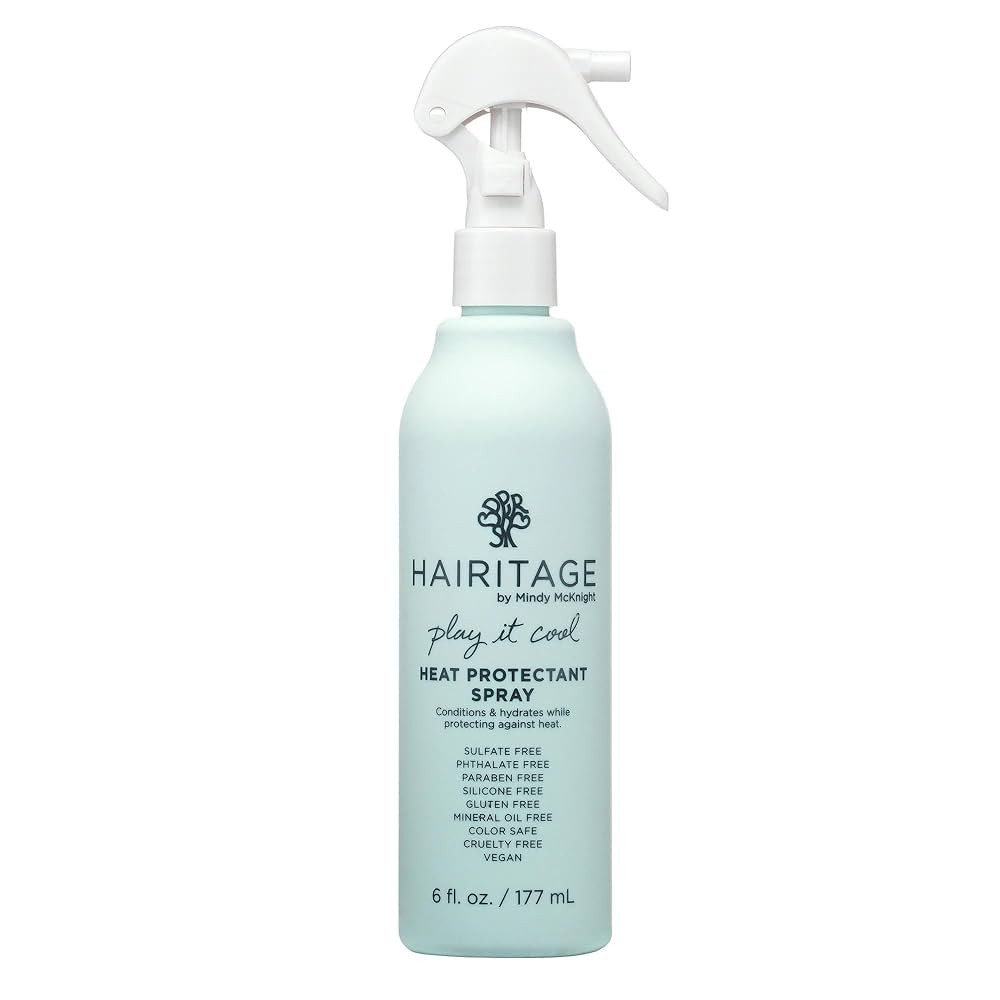 Hairitage Heat Protectant Spray for Hair - Up to 450 Degree Protection + Hydrates + Strengthens H... | Amazon (US)