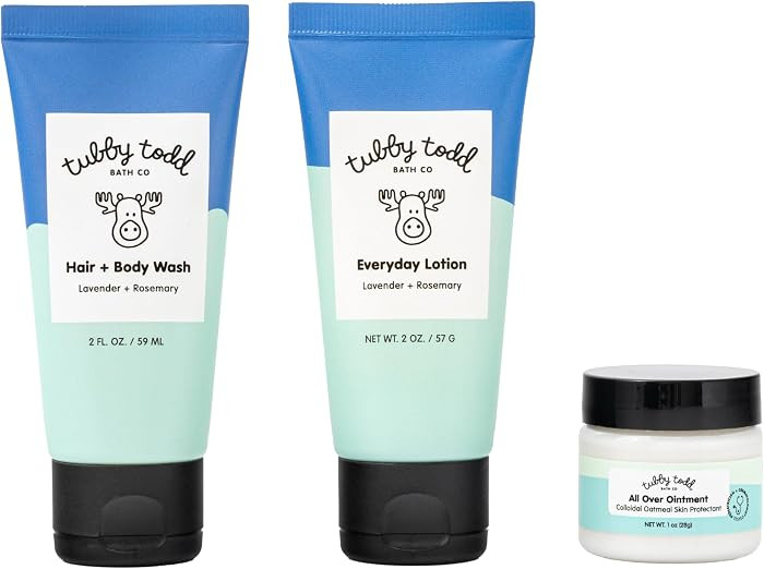 TUBBY TODD 3-Step Baby Bath and Skincare Routine, The Regulars Bundle | Amazon (US)