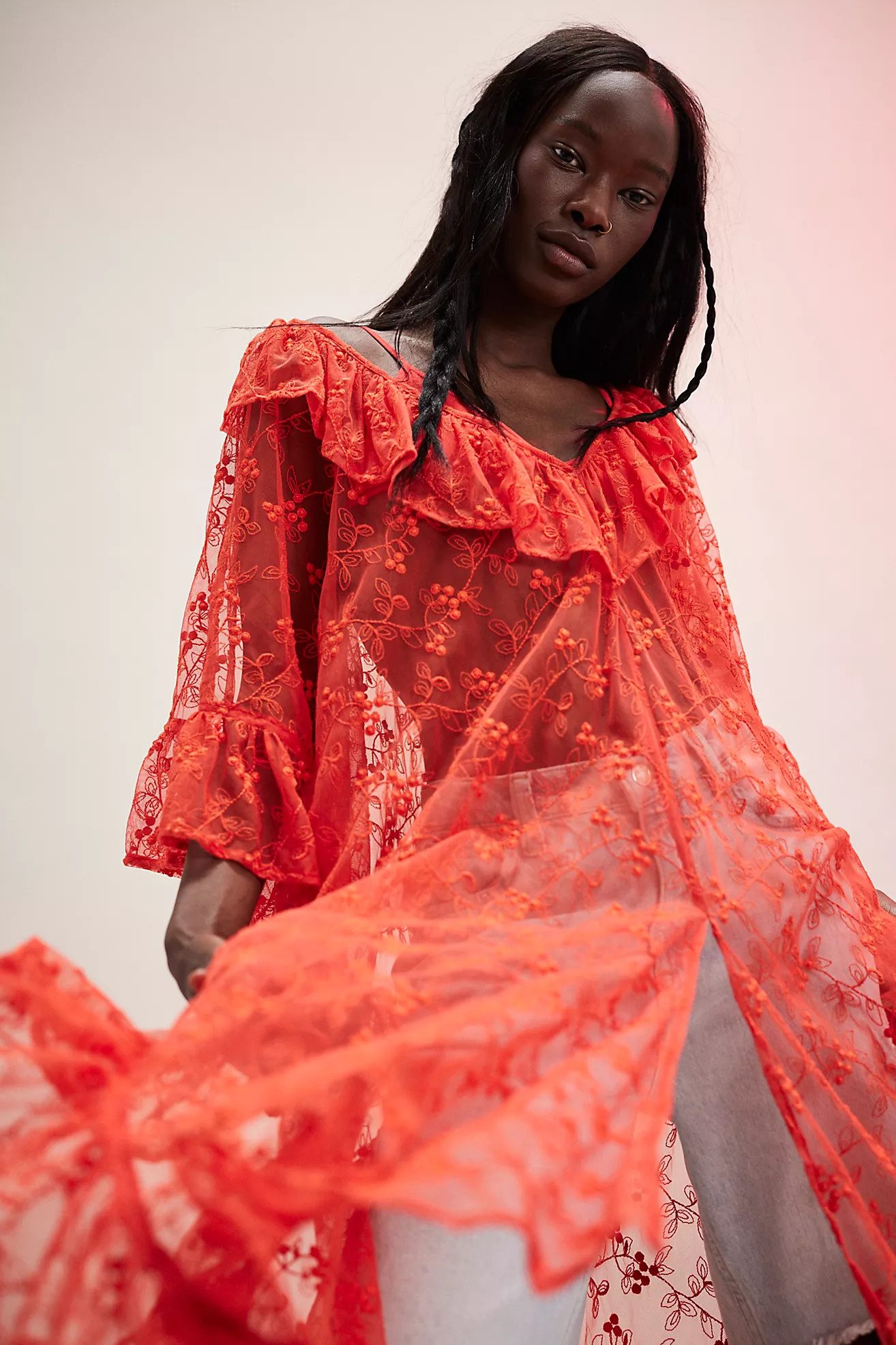 Romantic Sheer Bloom Kaftan | Free People (Global - UK&FR Excluded)