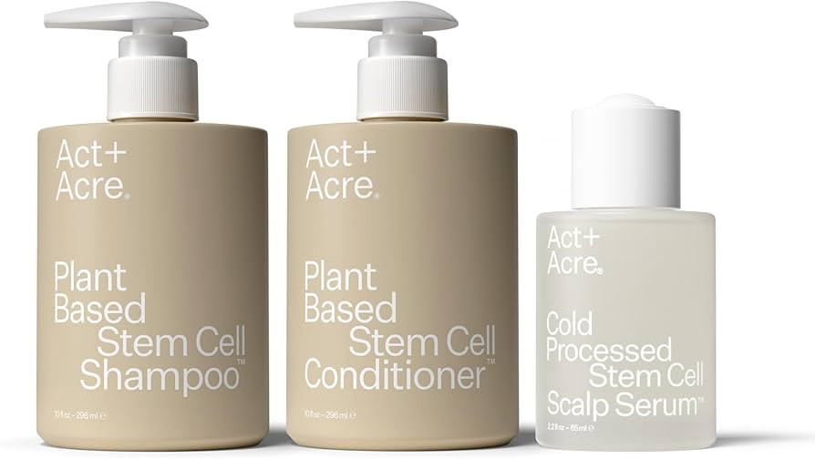 Act+Acre Cold Processed Thick + Full Hair System | Thicker, Fuller Looking Hair | Stem Cells, Caf... | Amazon (US)