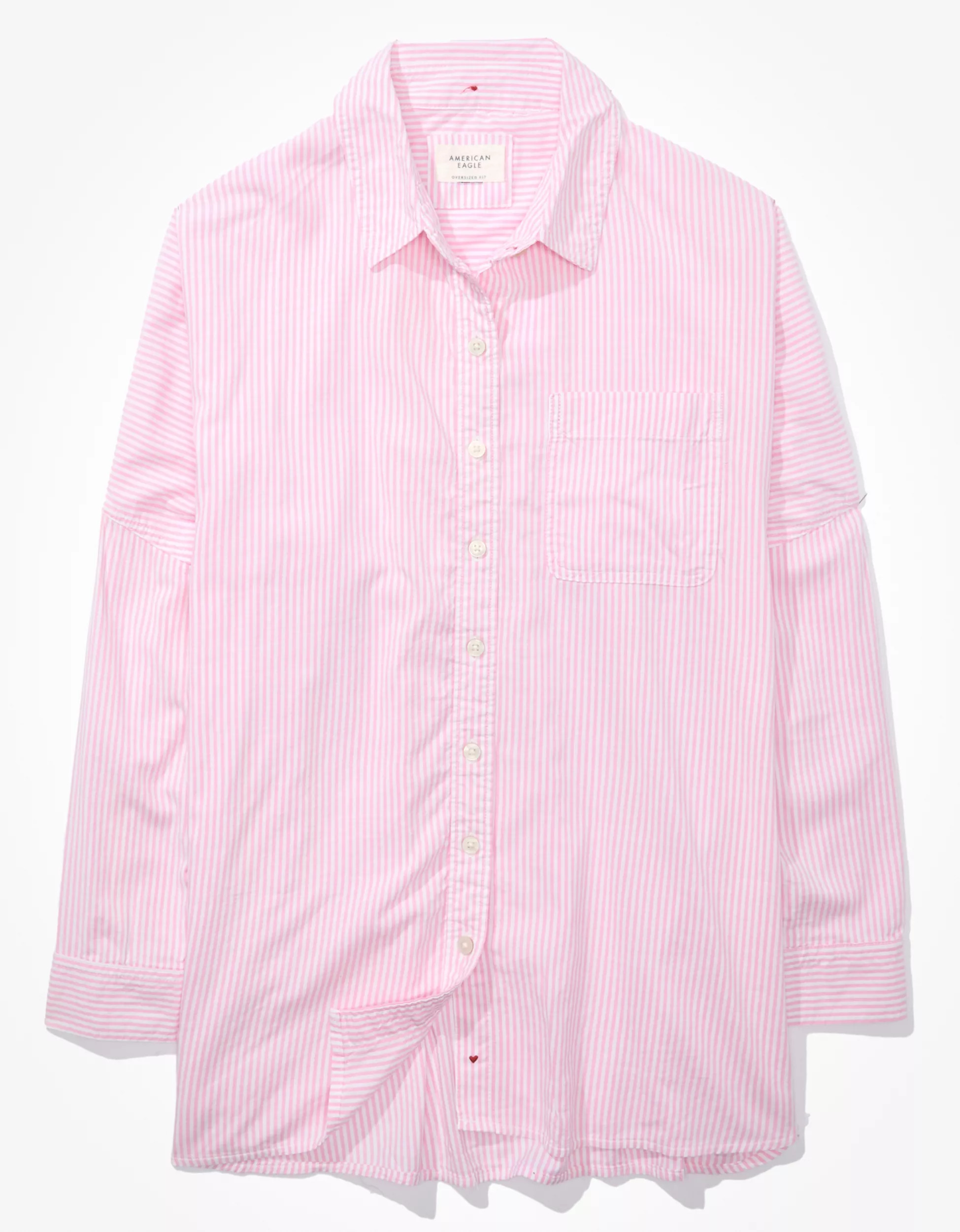 AE Go Big Oversized Shirt | American Eagle Outfitters (US & CA)