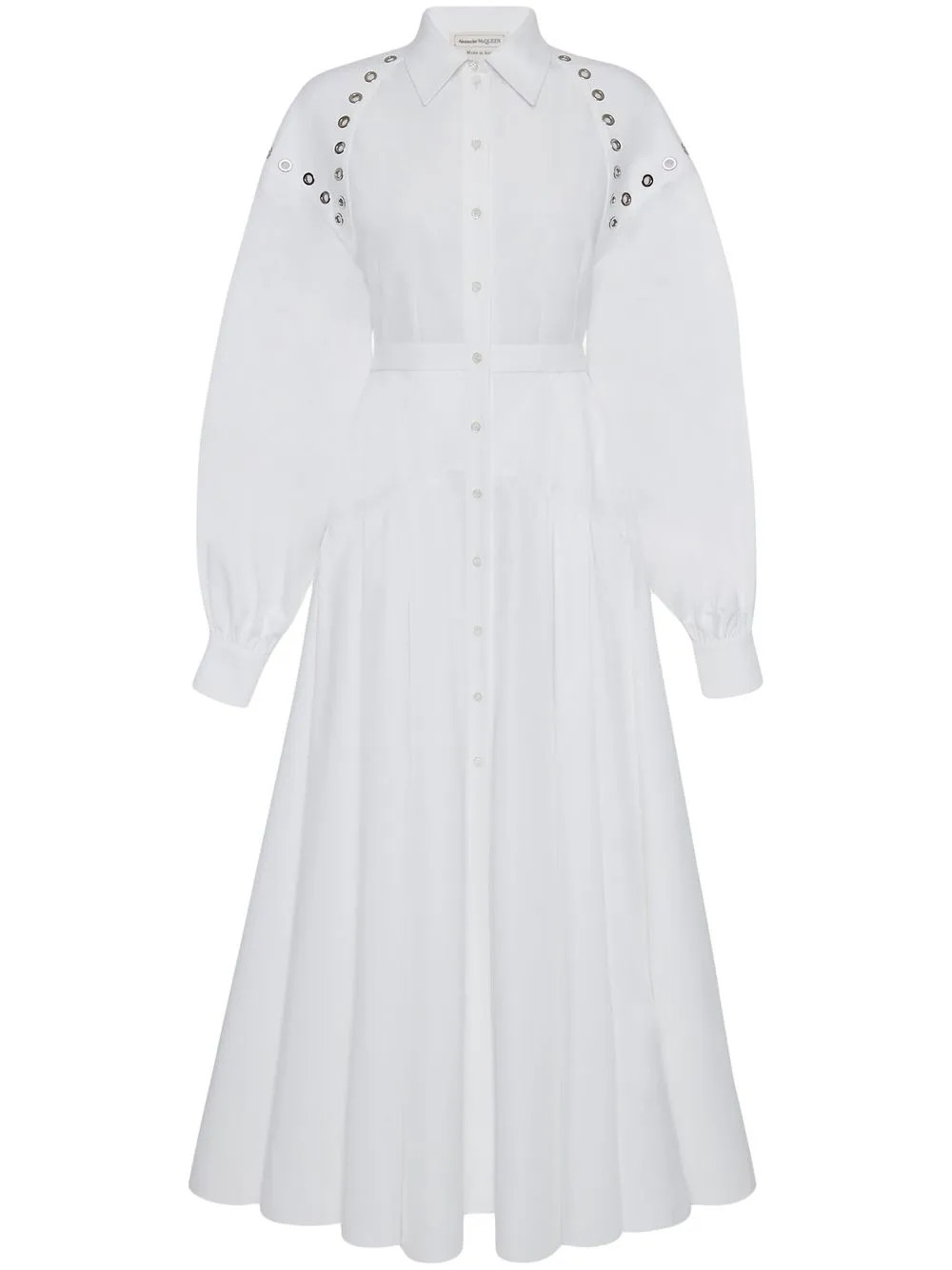 eyelet harness shirt dress | Farfetch Global