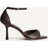 Wanted Brown Faux Leather Pointed Toe Heels | PrettyLittleThing UK