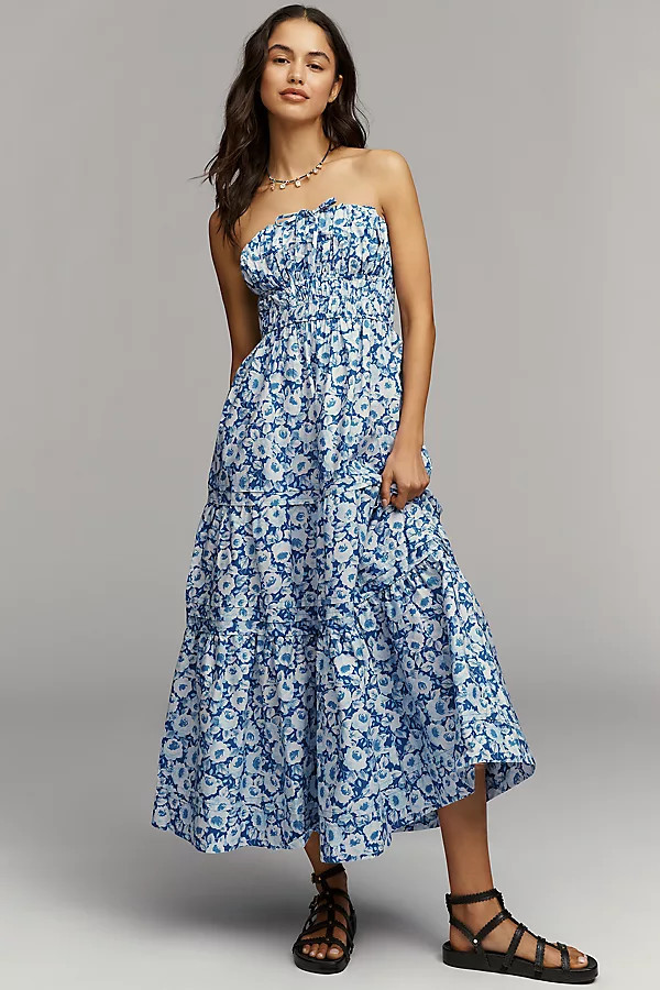 The Somerset Strapless Maxi Dress | Anthropologie (US)