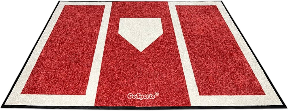 GoSports Baseball and Softball Hitting Mat for Batting Stance Practice - 6 x 4 ft | Amazon (US)