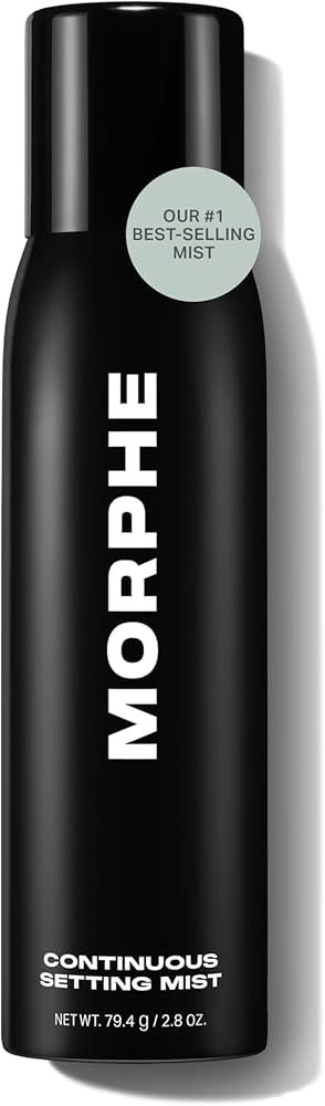 Morphe Continuous Setting Mist - Micro-Fine Makeup Setting Spray with a Natural Radiant Finish - ... | Amazon (US)