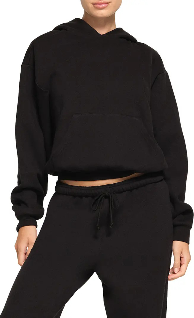 SKIMS Cotton Blend Fleece Hoodie | Nordstrom | Nordstrom