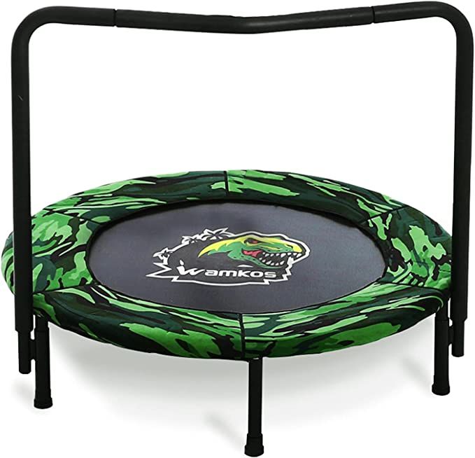 2022 Upgraded Dinosaur Mini Trampoline for Kids with Handle, Foldable Kids Trampoline for Play & ... | Amazon (US)