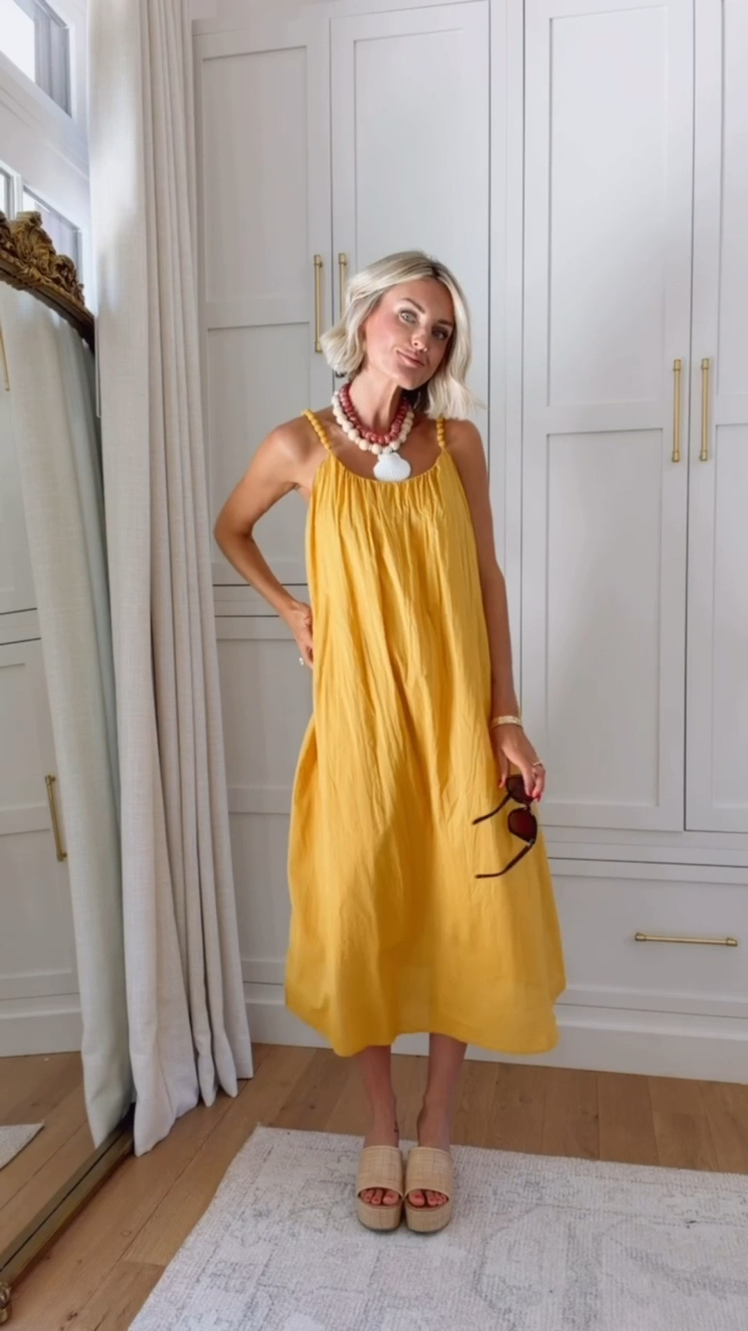 Love this golden yellow dress from Target! So affordable and summery, I love the way I tied it in the back instead of front! Wearing XS

Loverly grey, target fashion finds, women’s style, yellow maxi dress gauze, mustard golden dress, affordable fashion finds, summer outfits women inspo

#LTKSeasonal