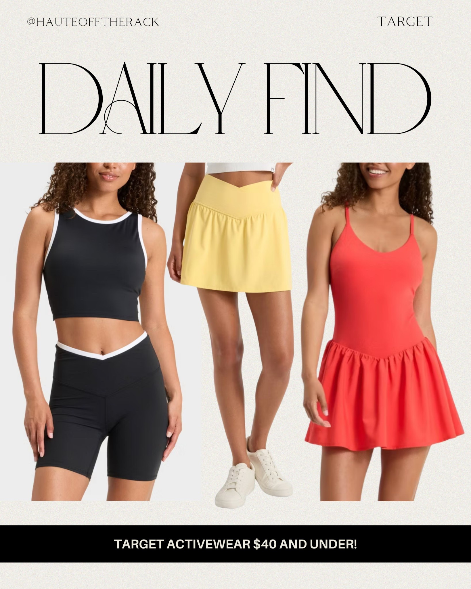 Target activewear finds under $40!

#tennisdress #target #targetactivewear #tennisskirt #butteryellow #sportsbra #bikershorts

#LTKStyleTip #LTKActive