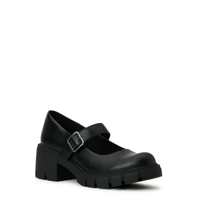 Madden NYC Women's Lug Sole Mary Janes | Walmart (US)