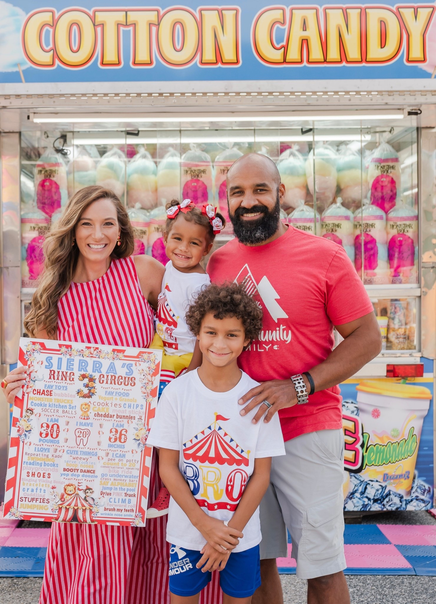 It’s her THREE Ring Circus!!!! 

We totally lucked out that near her third birthday with a circus theme in mind was the state fair! Then perfect backdrop for her 3rd birthday family photos.  

#LTKKids #LTKSeasonal #LTKFamily